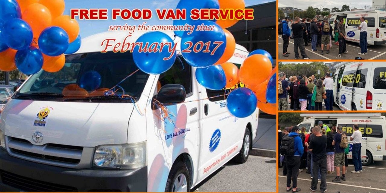 Launch of Free Food Van for the homeless and needy
