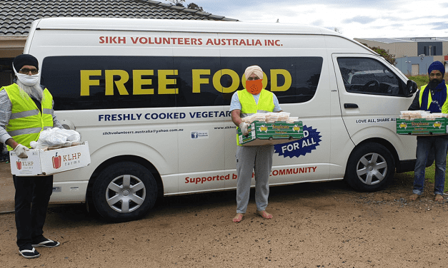 Sikh communities deliver meals to those in need