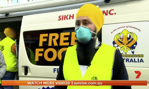 Sikh Volunteers on 7 News Sunrise