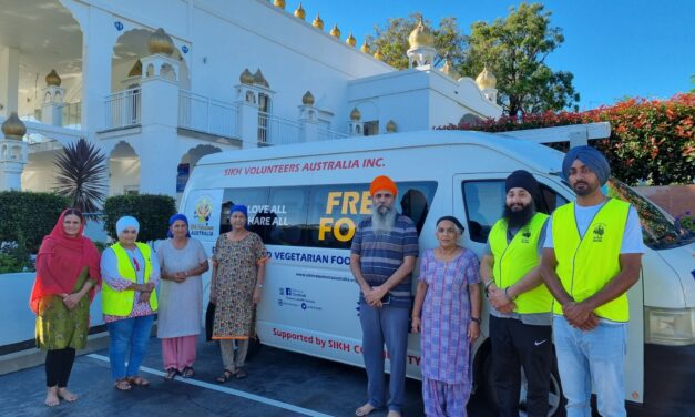 Northern Beaches Review – Sikh volunteers drive 22 hours to feed Lismore flood victims