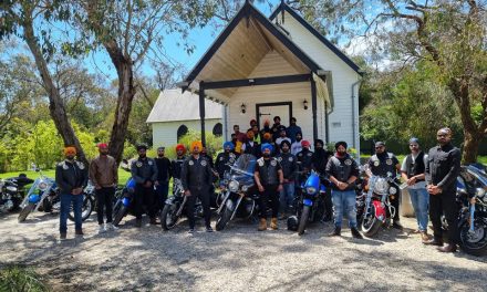 Sikh Motorcycle Club members visits Sikh Volunteers Australia