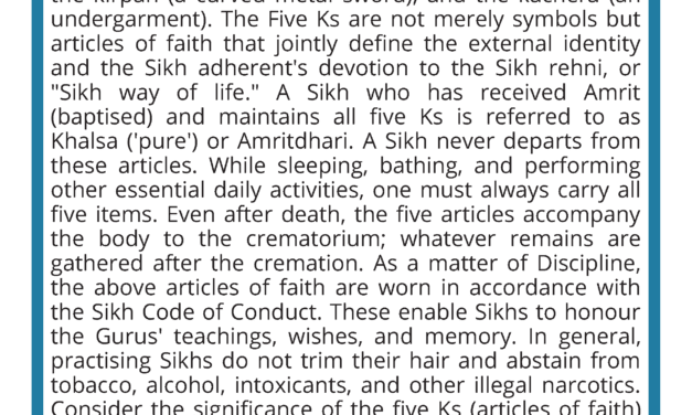 Cue Cards Sikh 1