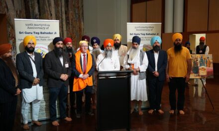 National Commemoration of Sri Guru Tegh Bahadur Ji’s 350th Martyrdom Anniversary at Australian Parliament House